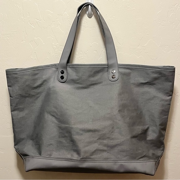 Jacobs by Marc Jacobs Grey Canvas Leather Tote - Picture 4 of 8